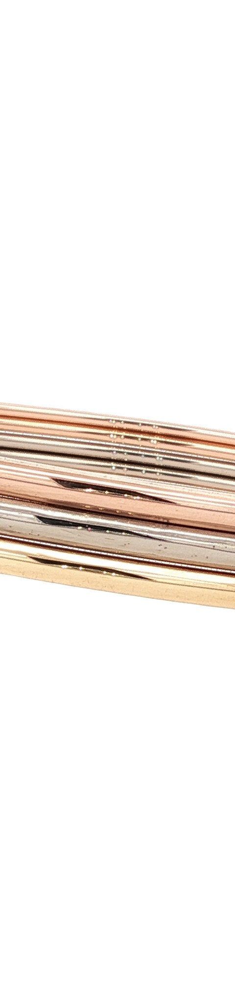 Vintage Cartier 18K Tricolor Gold Bracelet